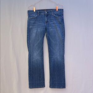 7 For All Mankind Women's Boot Cut Jeans‎ in Medium Blue